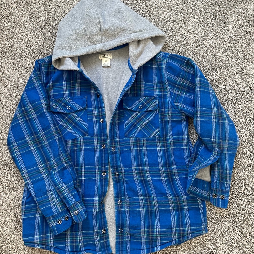LL Bean fleece lined hoodie